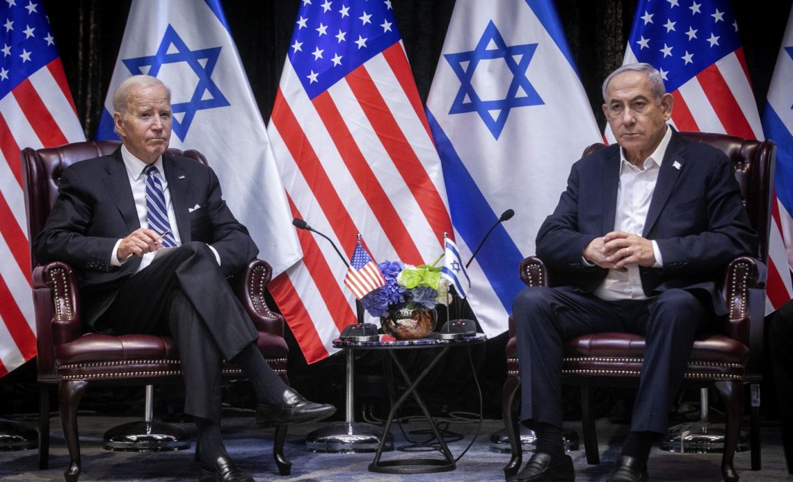 biden anuncia que israel acepta entrada de ayuda humanitaria a la franja de gaza “Israel acordó que la asistencia humanitaria puede comenzar a trasladarse de Egipto a Gaza”, afirmó Biden en una declaración en la parte final de su visita a Israel