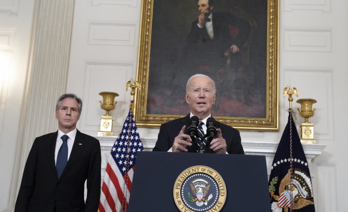 biden promete que ee.uu. dará a israel todo lo que necesite para defenderse “Debemos ser absolutamente claros: estamos junto a Israel“, dijo el mandatario en un discurso desde la Casa Blanca.