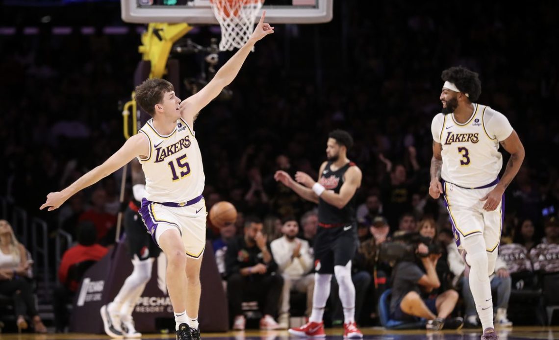 los lakers ganan sin lebron y los mavericks igualan a los nuggets en el oeste