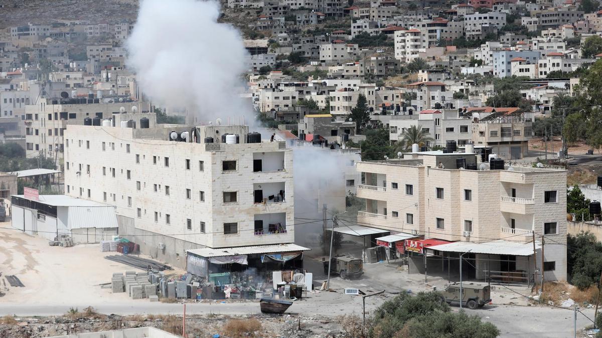 Al menos ocho muertos por drones en Cisjordania tras incursión del Ejército israelí