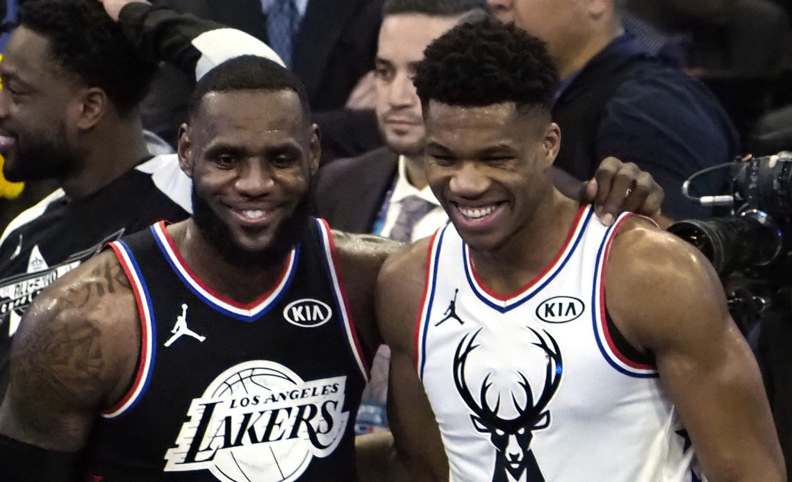 LeBron y Antetokounmpo lideran las votaciones de los fans para el All-Star