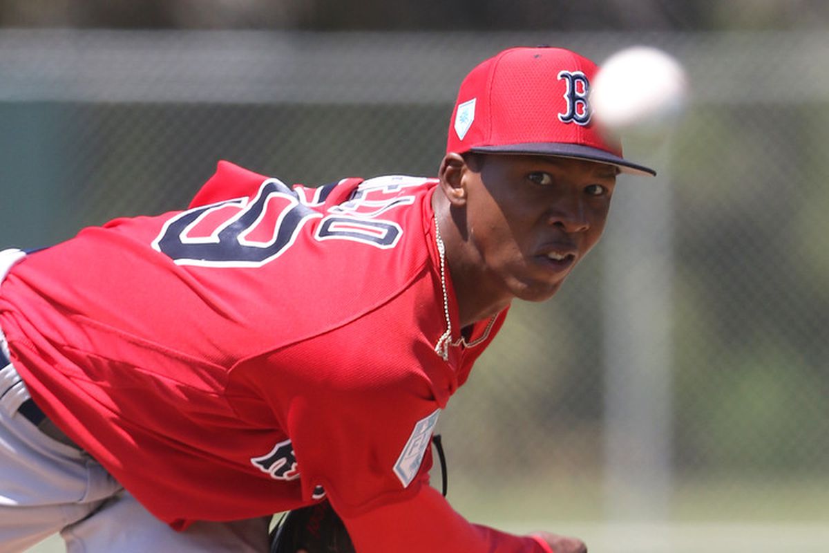 Dominicano Brayan Bello lanzará el primer juego de la temporada por los Medias Rojas