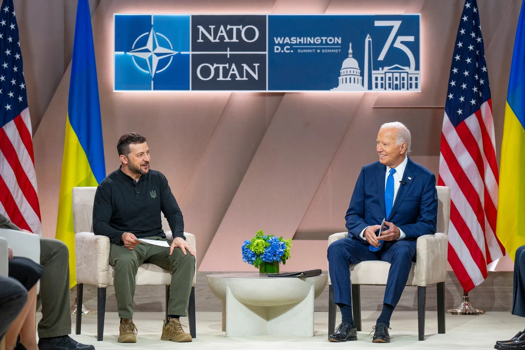 Biden se refiere erróneamente a Zelenski como "presidente Putin" durante un acto de apoyo a Ucrania