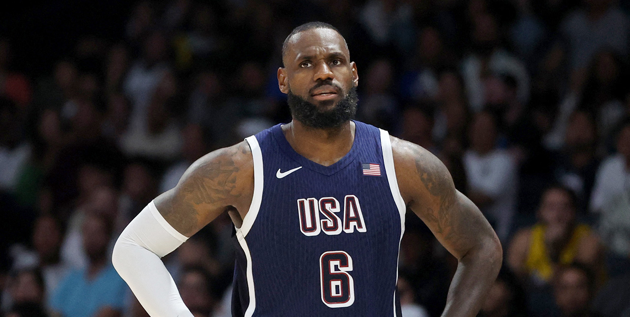 LeBron James será el abanderado de EEUU en la apertura de los Juegos Olímpicos 2024