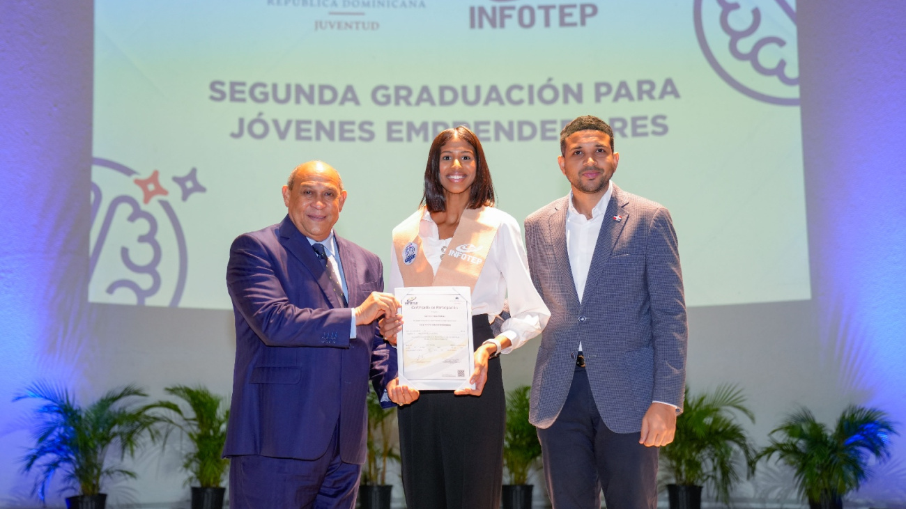Infotep certifica 600 jóvenes del programa Laboratorio de Emprendimiento del Ministerio de la Juventud