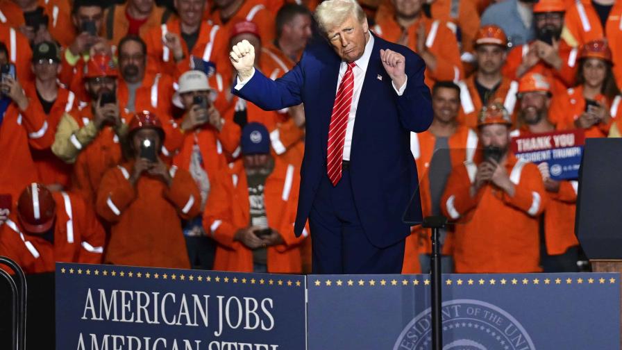 Trump aclara que aranceles del 50 % al acero y al aluminio entrarán en vigor el 4 de junio