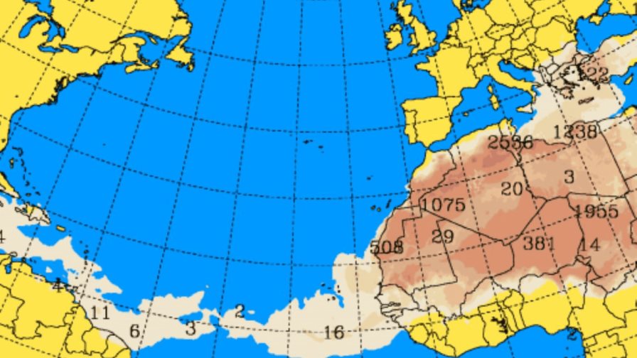 Ambiente caluroso y de escasas lluvias en RD por polvo del Sahara y sistema anticiclónico