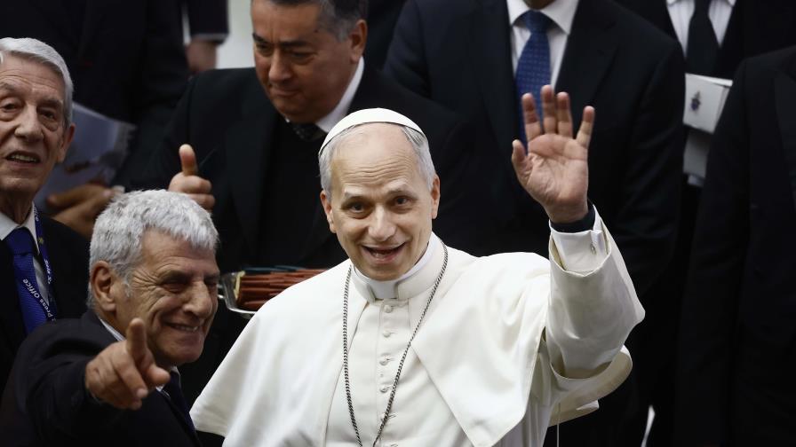 León XIV visita la sede de su orden agustiniana