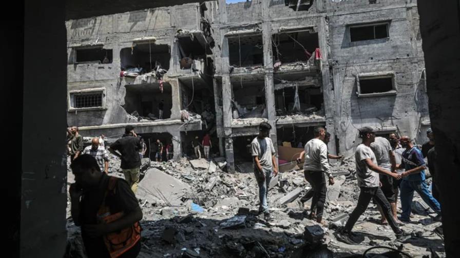 Nueve muertos en un bombardeo de Israel sobre la puerta de un hospital del centro de Gaza