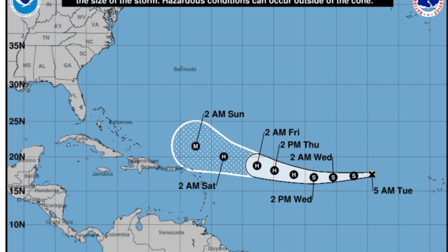 Vaticinan que la tormenta Erin se fortalecerá y se convertirá en huracán en los próximos días